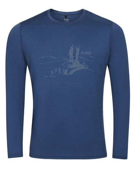 Pánské tričko Direct Alpine Furry Long navy (northbound)