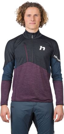 Pánská mikina Hannah Niro HZ anthracite/prune purple mel (2)