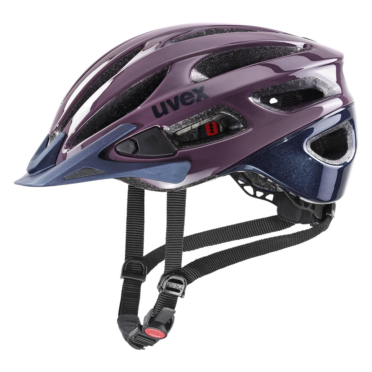 Cyklistická helma Uvex TRUE, Plum - Deep Space 52-56cm