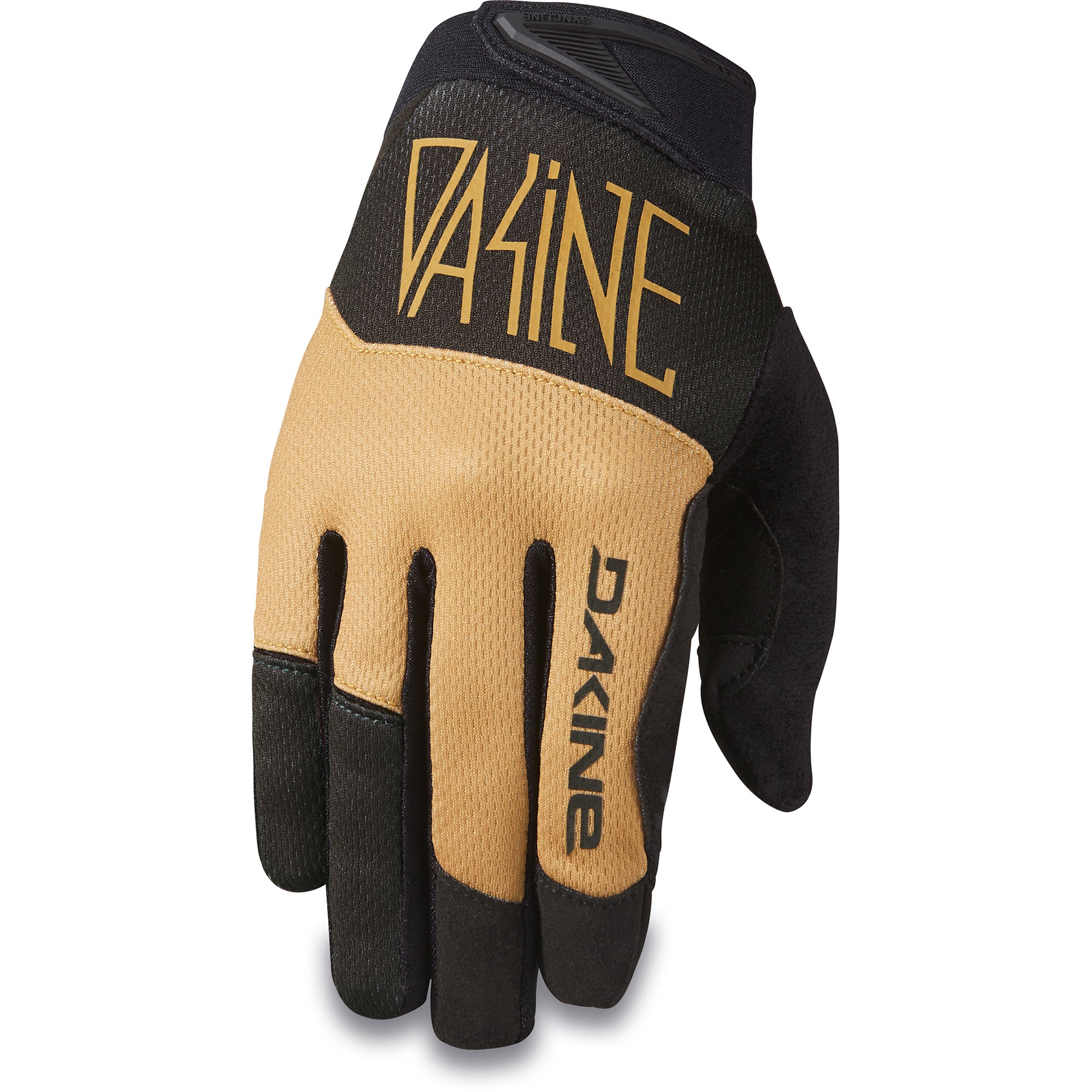Pánské cyklistické rukavice Dakine Syncline Glove Black/tan XL
