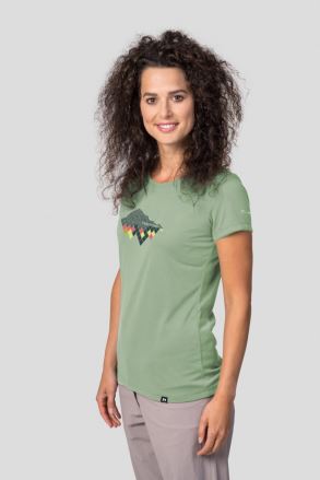Dámské triko Hannah Cordy smoke green (4)