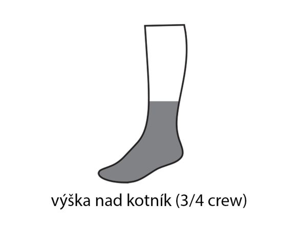 Pánské ponožky Bridgedale Trail Run Ultralight T2 Merino Sport 3 Crew Grey (1)