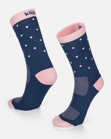 Cyklistické ponožky Kilpi Dots-U modrá