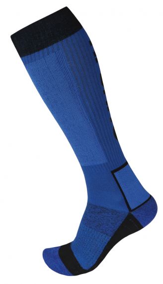 Vysoké ponožky Husky Snow Wool modrá/černá