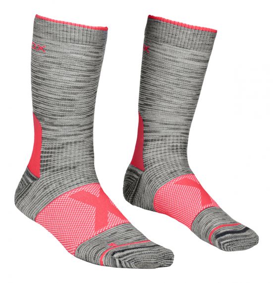 Dámské funkční ponožky Ortovox Alpinist Mid Socks grey blend