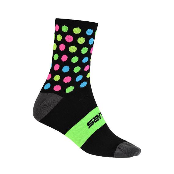 Ponožky SENSOR Dots černá/multi
