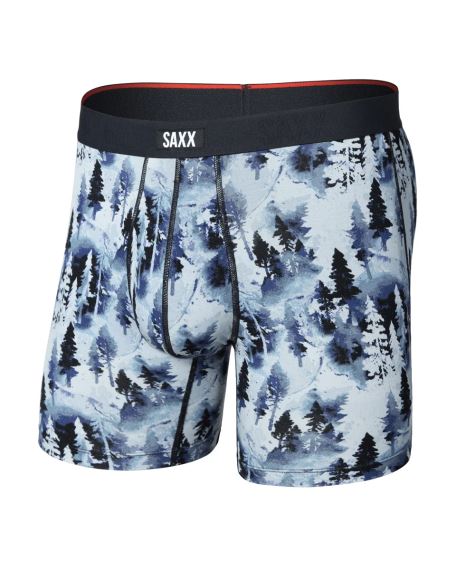 Pánské boxerky SAXX Vibe Xtra Soft Comfort Boxer Brief forestland-midnight blue