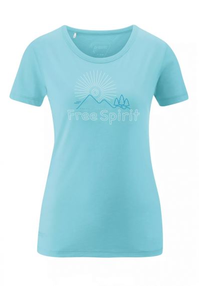 Dámské tričko Maier Sports Free Spirit angel blue melange