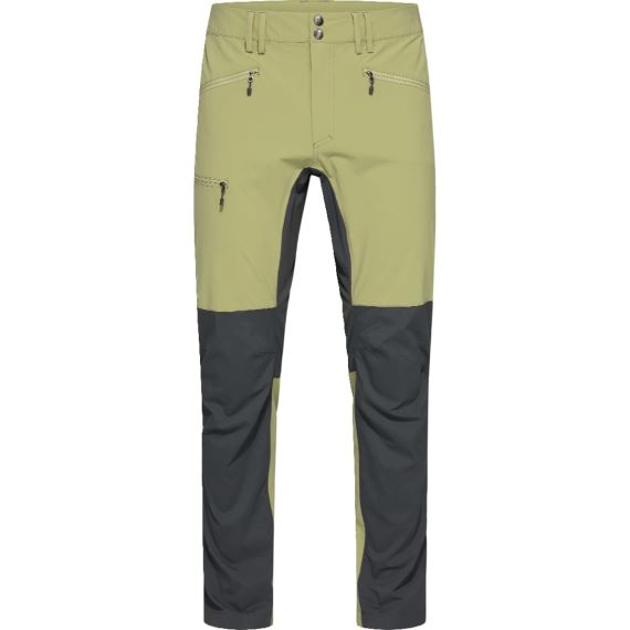 Pánské softshellové kalhoty Haglofs Lite Slim Zelená/tmavě šedá