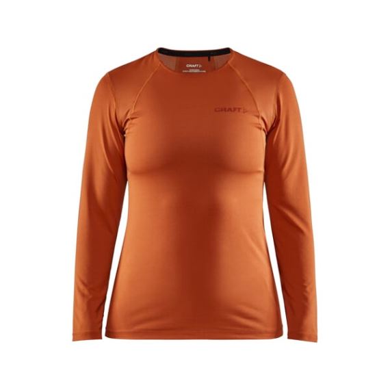 Dámské funkční tričko s dlouhým rukávem CRAFT ADV Essence LS tm. oranžová