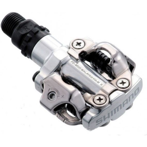 Pedály Shimano PD-M520 SPD stříbrné