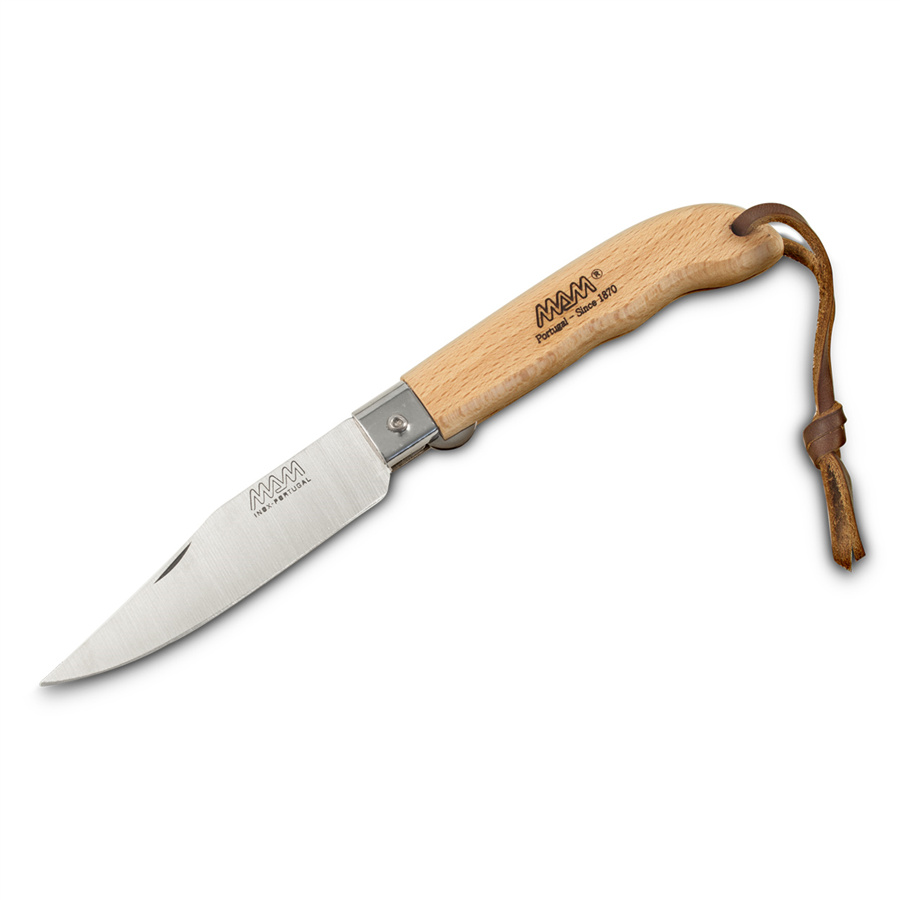 Zavírací nůž s pojistkou a poutkem MAM Sportive 2048 8,3 cm buk