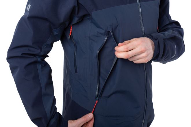 Pánská hardshell bunda Mountain Equipment Saltoro lapis blue/dark ocean (9)