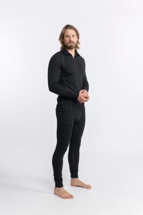 Pánské termotriko Devold Expedition se zipem black (3)
