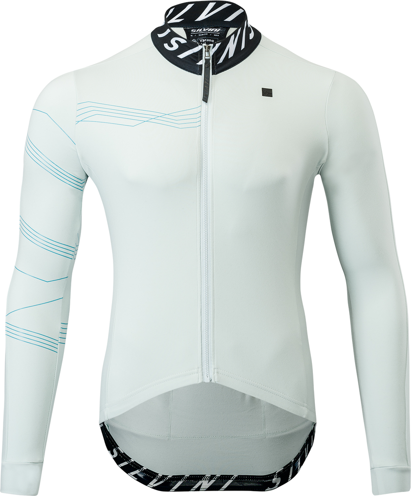 Pánský cyklistický dres Silvini Varano Light blue/black 3XL