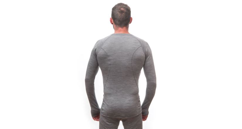 Pánské funkční triko s dlouhým rukávem Sensor Merino Bold Šedá (3)