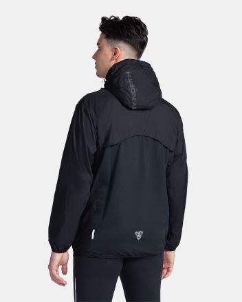 Pánská běžecká bunda Kilpi Anori-M BLK (1)