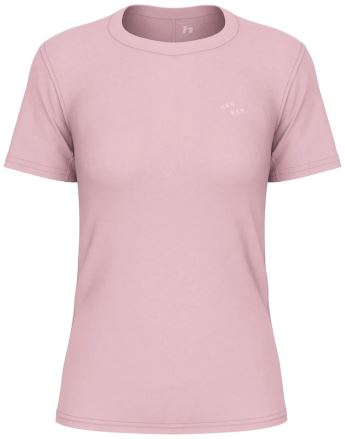 Přední pohled na Tričko Hannah AMANY pale mauve 36 s logem Hannah na hrudi.