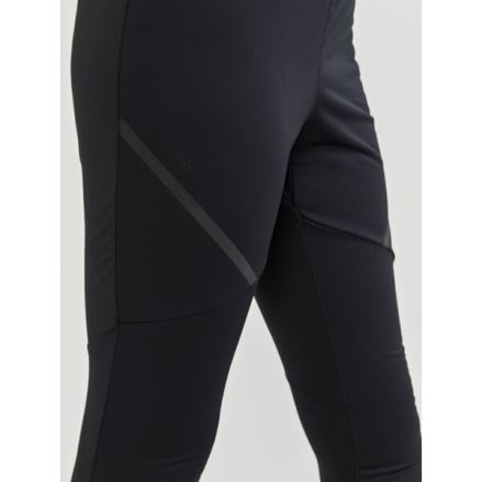 Dámské zateplené softshellové kalhoty CRAFT Glide Wind Tights černá (1)
