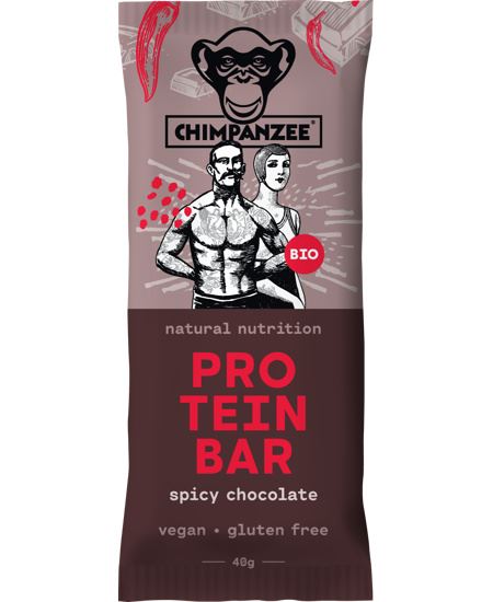 Proteinová tyčinka Chimpanzee Bio Protein Bar 40g spicy chocolate