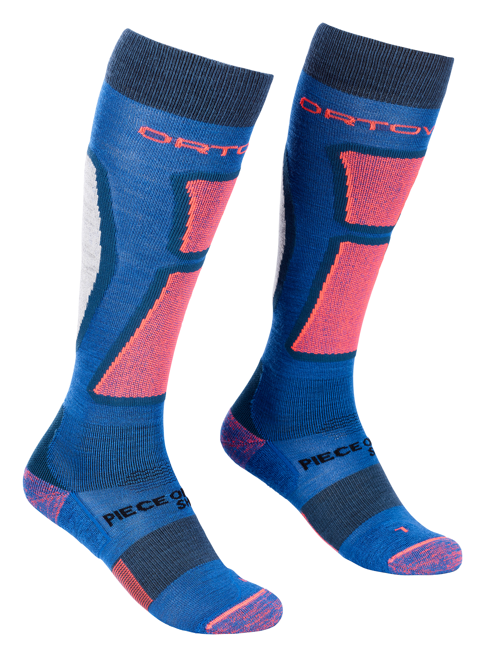 Dámské ponožky ORTOVOX Ski Rock'n'Wool Long Socks Just blue 42-44