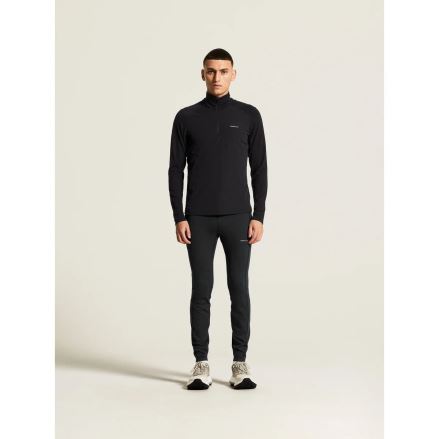 Pánské triko Craft Wool Wind HZ LS black (2)