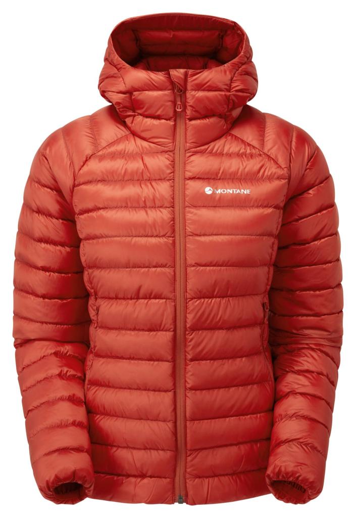 Dámská péřová bunda Montana Fem Anti-Freeze Hoodie- Saffron red-UK10/US6/EUR38/S