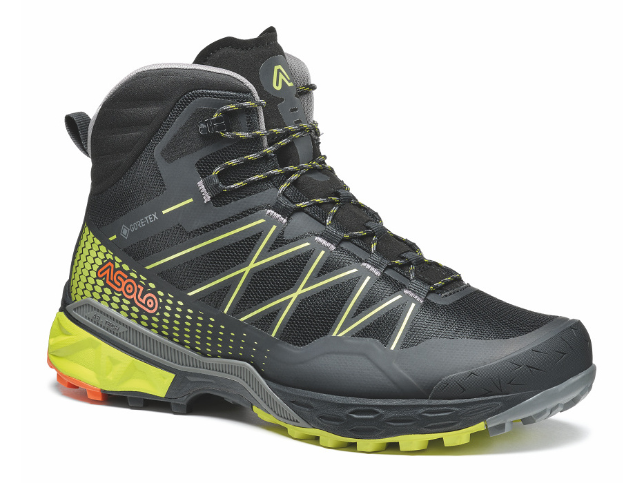 Pánské kotníkové boty Asolo Tahoe Mid GTX MM black/safety yellow 9UK