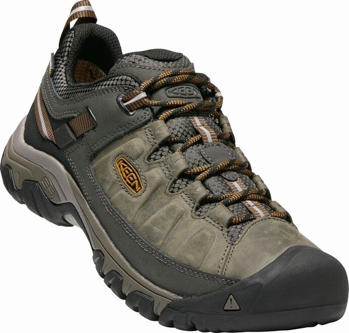 Pánské trekové boty Keen Targhee III WP Men Black olive/golden brown 7UK