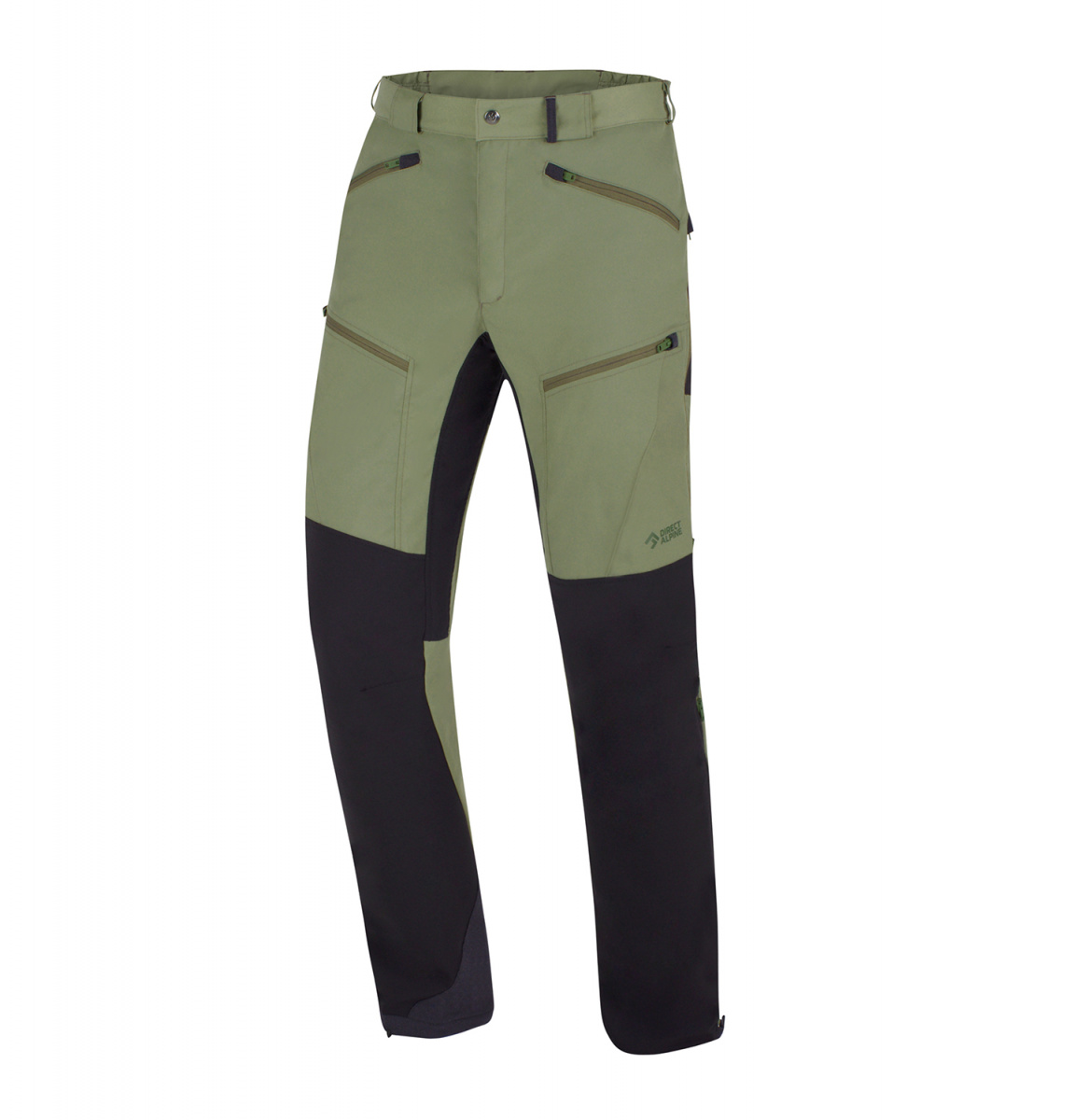 Pánské outdoorové kalhoty Direct Alpine Fraser khaki/black L