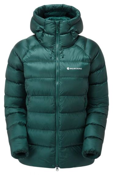 Dámská péřová bunda Montane Ant-freeze XT Hoodie dark wakame green