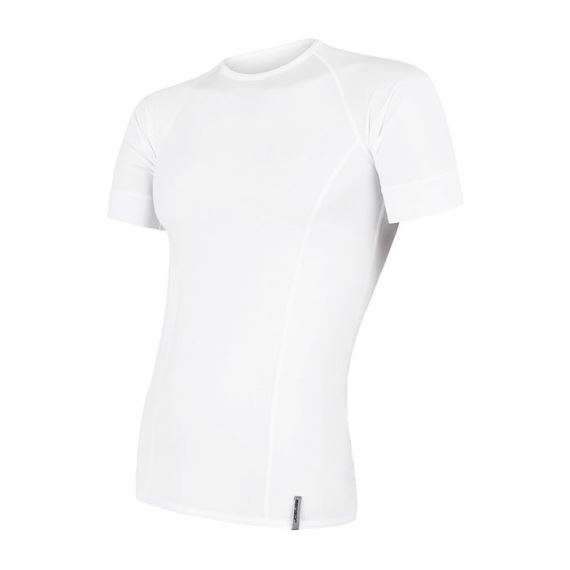 Pánské funkční tričko s krátkým rukávem SENSOR Coolmax Tech bílá