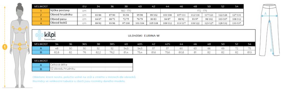 Dámské lyžařské kalhoty Kilpi Eurina-W DBL (5)