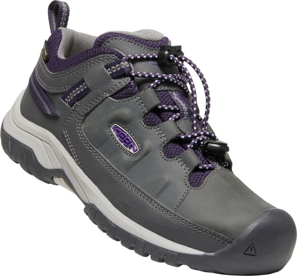 Dětské nízké boty Keen Targhee Low WP YOUTH magnet/tillandsia purple 32/33EU