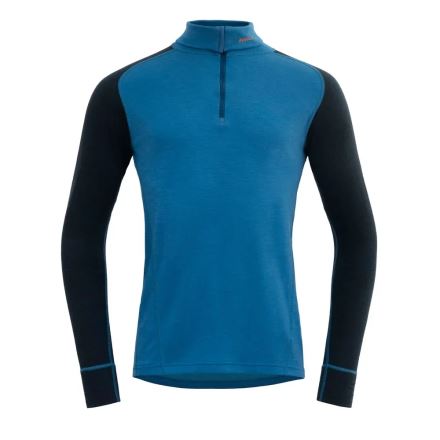 Pánské termotriko Devold Duo Active se zipem blue/ink