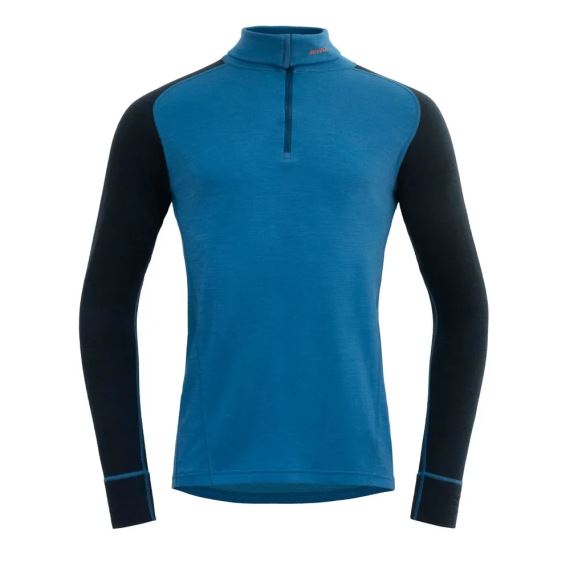 Pánské termotriko Devold Duo Active se zipem blue/ink