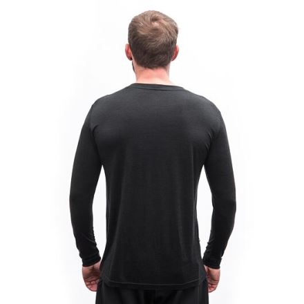 Sensor Merino Air traveller pánské triko dl.rukáv černá (3)