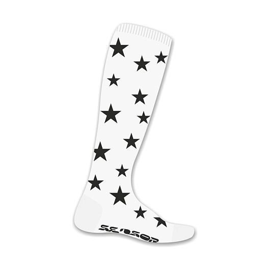 Ponožky Sensor Thermosnow Stars bílá