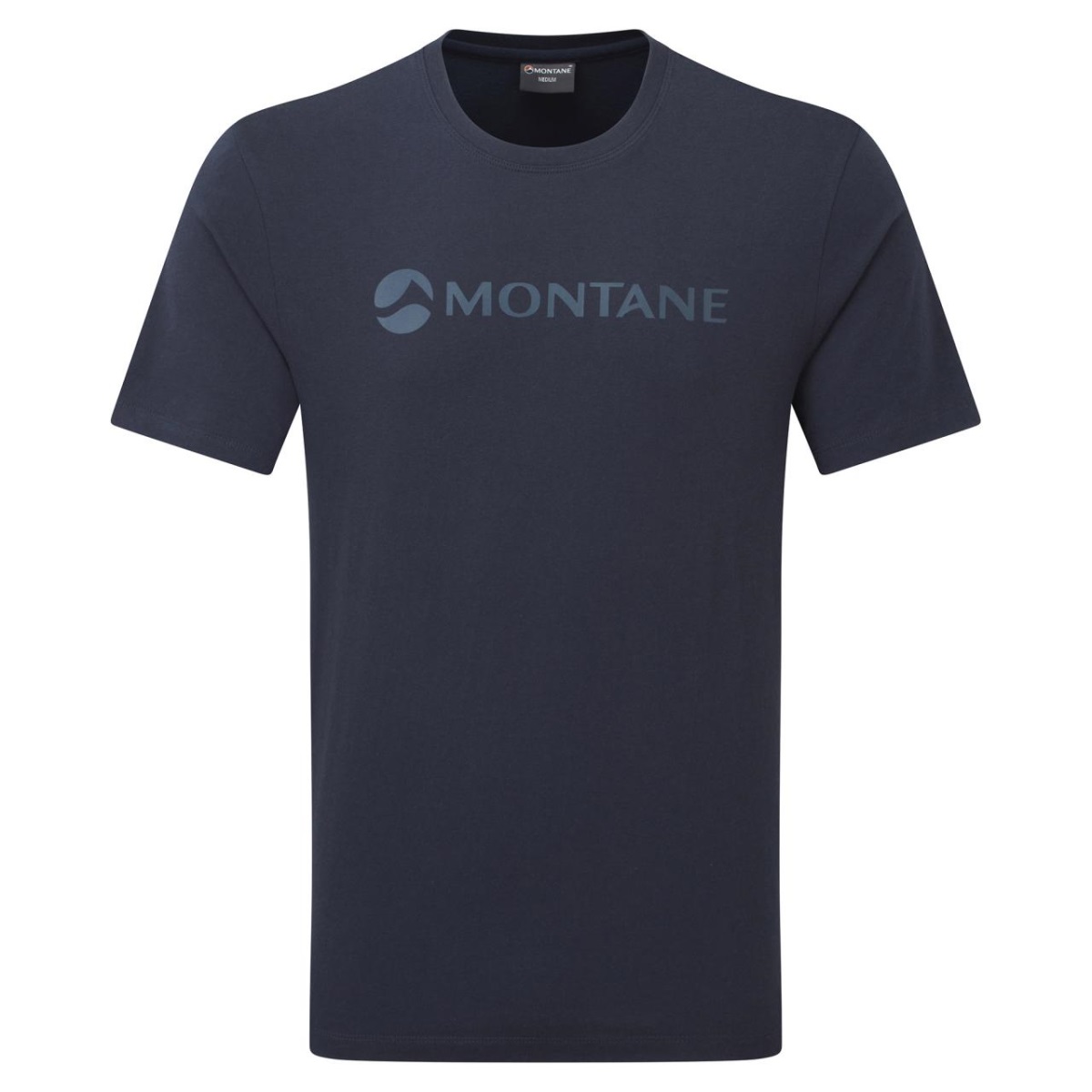 Pánské bavlněné triko Montane Mono Logo Eclipse blue L