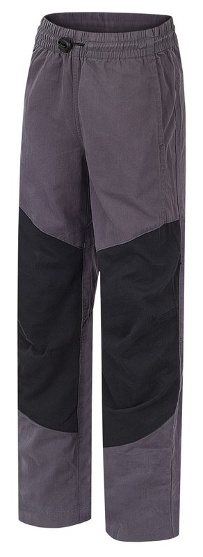 Chlapecké kalhoty pro každodenní nošení Hannah Twin JR dark shadow/anthracite 140