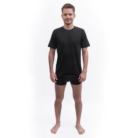 Pánské triko kr.rukáv Sensor MERINO CORDURA černá (4)