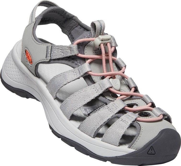 Dámské sandály KEEN Astoria West Sandal Women grey/coral 4,5 UK