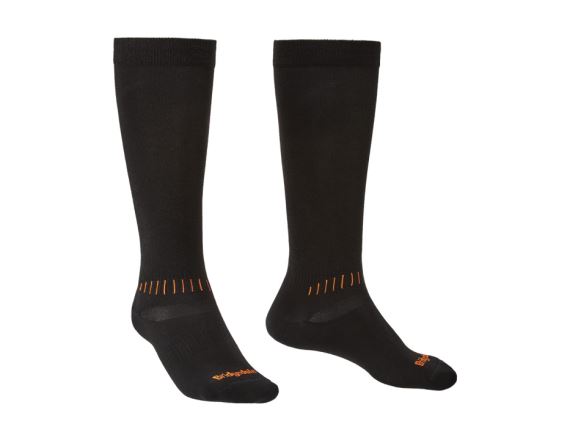 Pánské ponožky Bridgedale Ski Race black/orange/009