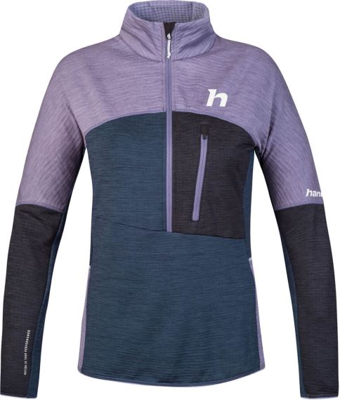 Dámská mikina Hanna Meda HZ lavender gray/stratified sea mel