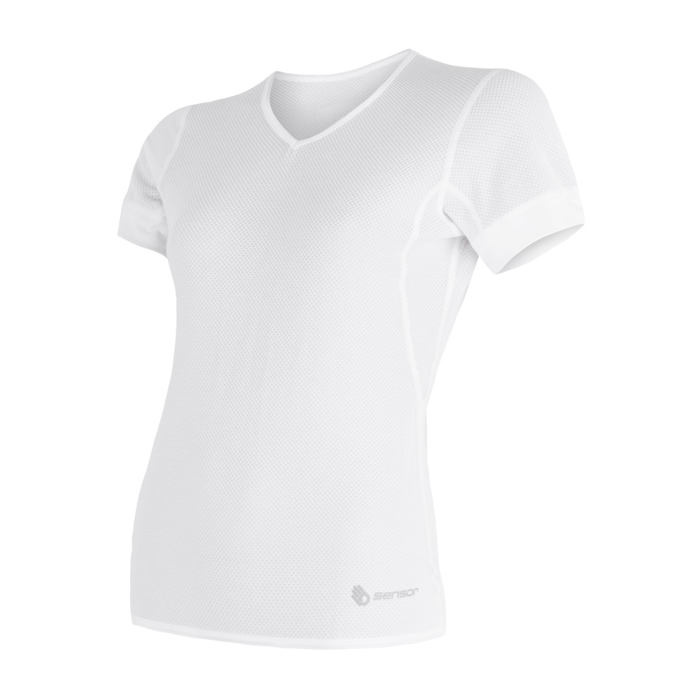 Dámské funkční tričko s krátkým rukávem SENSOR Coolmax Air bílá XL