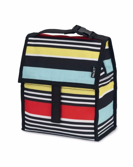 Chladící taška na oběd Packit 4,4L pruhovaná barevná