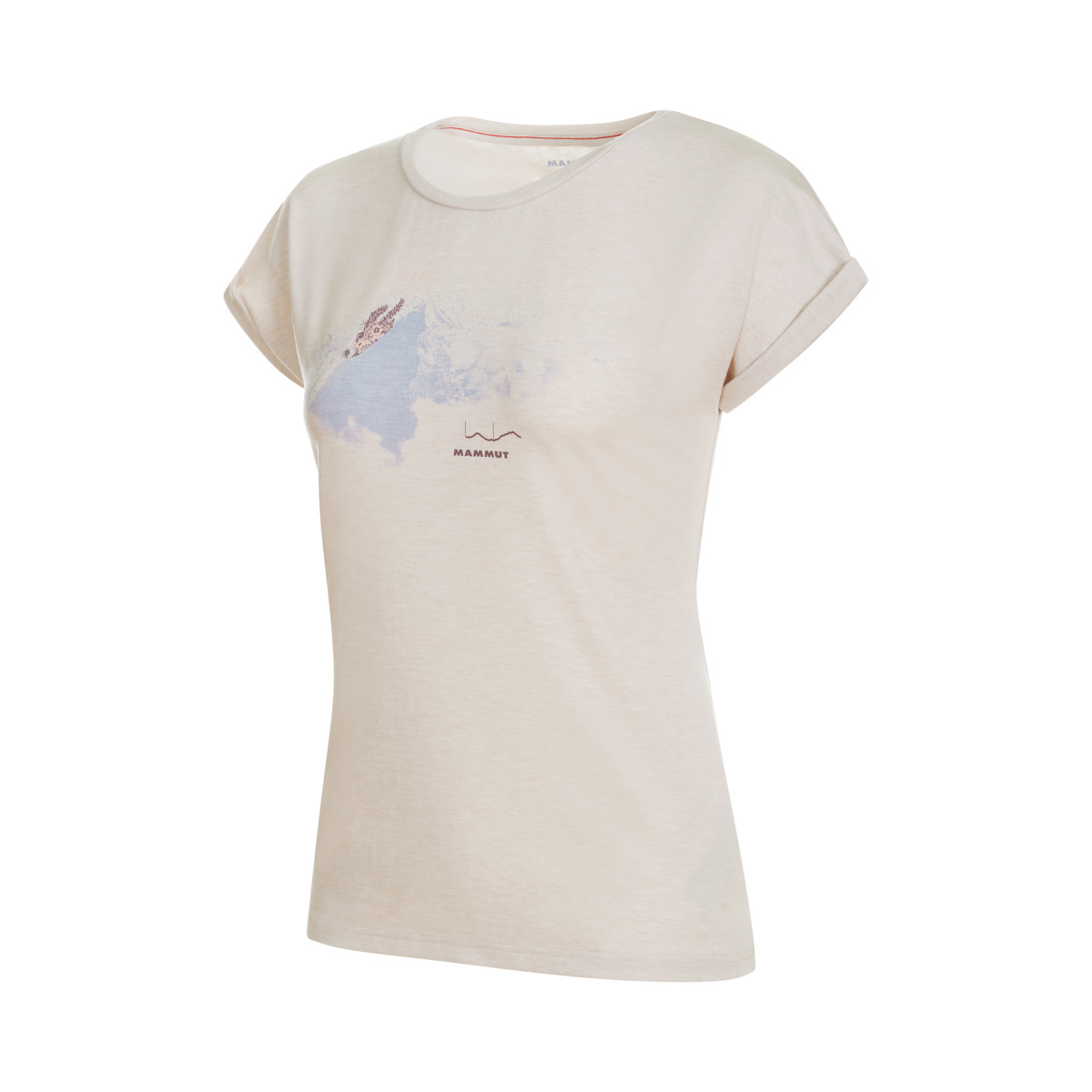 Dámské tričko Mammut Mountain T-Shirt Women bright white melange XS
