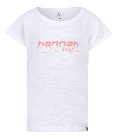 Dětské triko Hannah Kaia JR White - pink