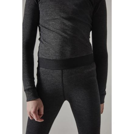 Dětský funkční set CRAFT CORE Wool Merino J černá (5)