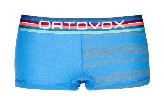 Dámské funkční kalhotky ORTOVOX 185 Rock'n'Wool Hot Pants Sky blue